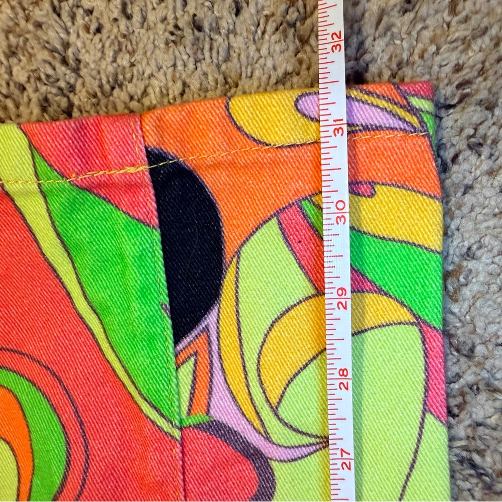 Colorful Abstract Patterned Pants - Picture 4 of 7